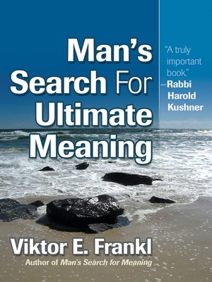cover image of Man's Search for Ultimate Meaning